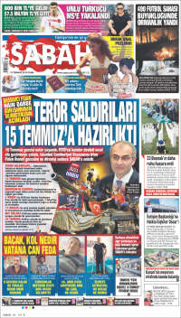 Portada de Sabah (Turquie)