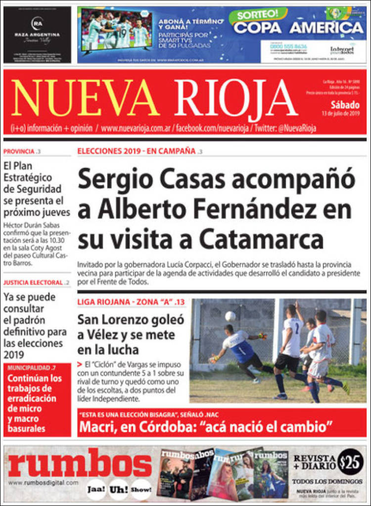Portada de Nueva Rioja (Argentina)