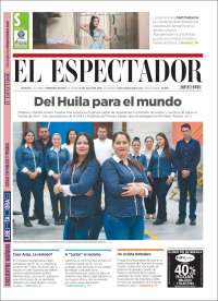 Portada de El Espectador (Colombia)