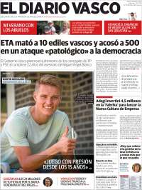 Portada de Diario Vasco (España)