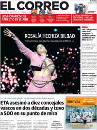 Portada de El Correo (España)