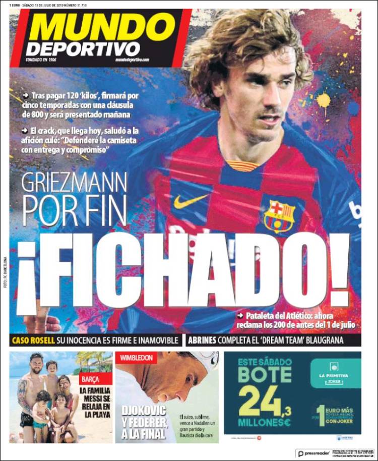 Portada de Mundo Atlético (España)