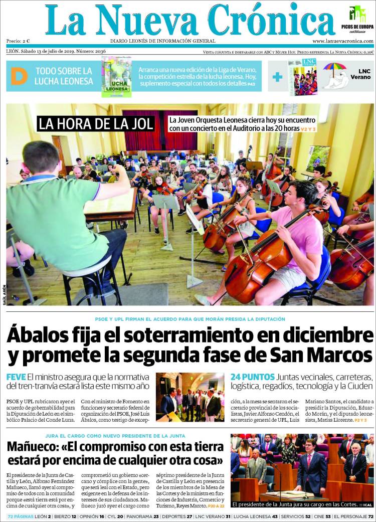 Portada de La Nueva Crónica (España)