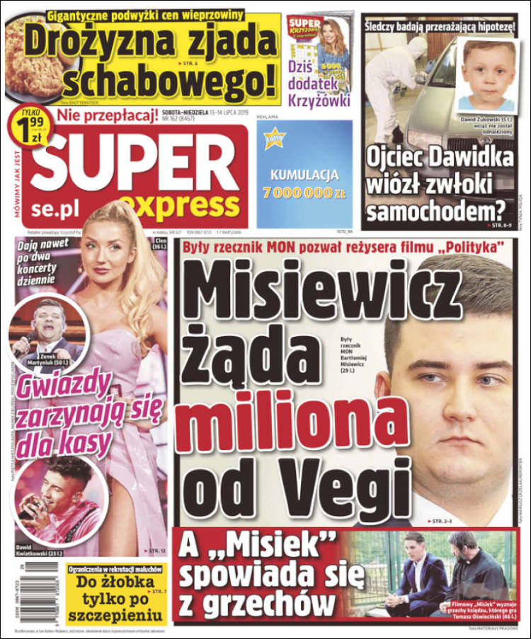 Portada de Super Express (Polonia)