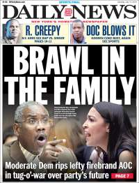 Portada de Daily News - New York (USA)