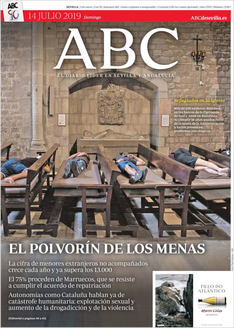 Portada de ABC - Sevilla (España)