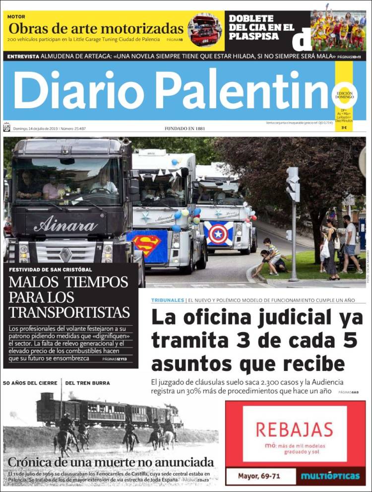 Portada de Diario Palentino (Spain)