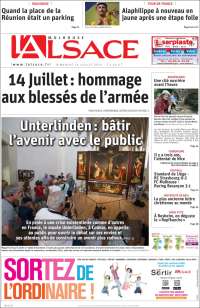 Portada de Journal L'Alsace (France)