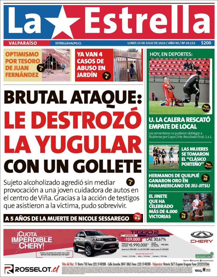 Portada de Estrella de Valparaiso (Chile)