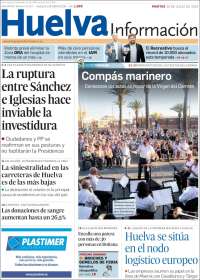 Portada de Huelva Información (España)