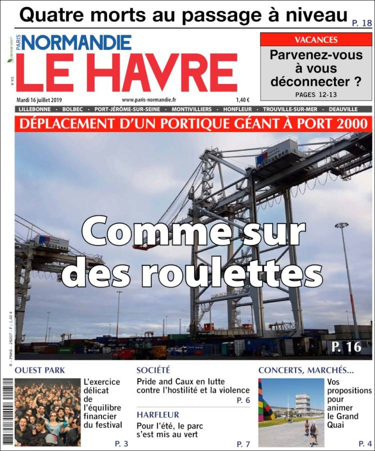 Portada de Le Havre Libre (Francia)