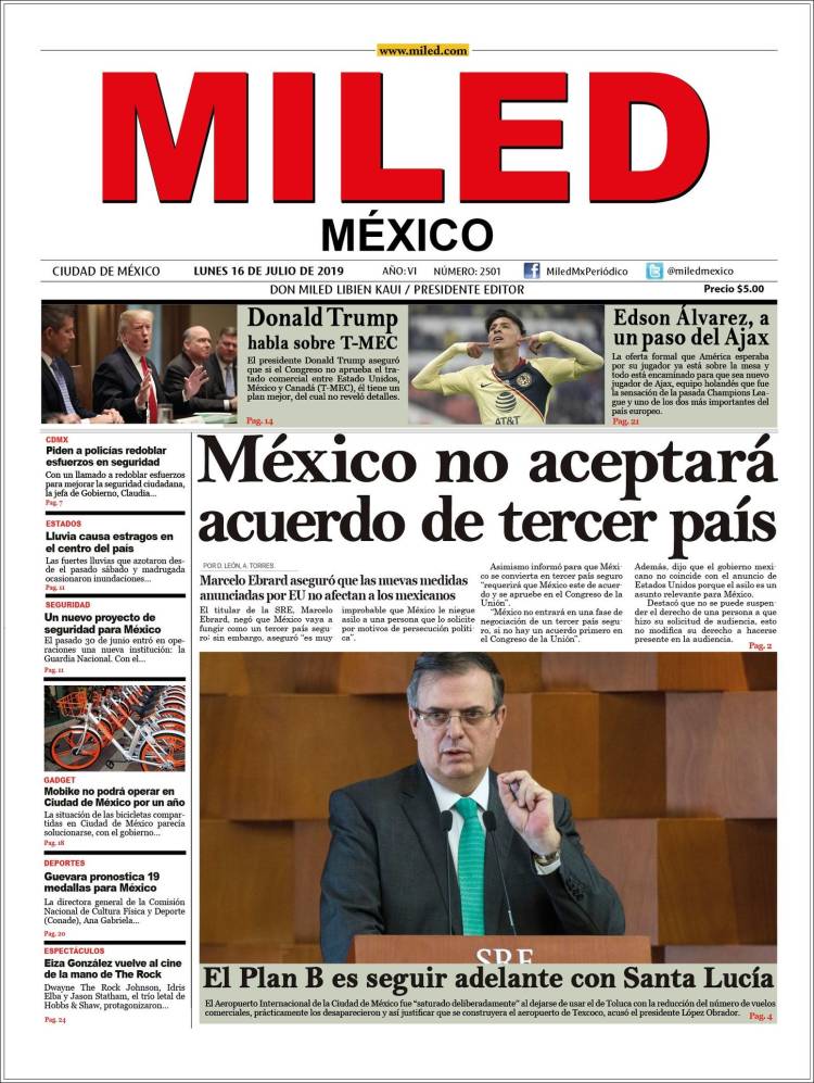 Portada de Miled (México)