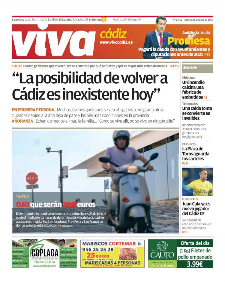 Portada de Información - Cadiz (Espa&ntilde;a)