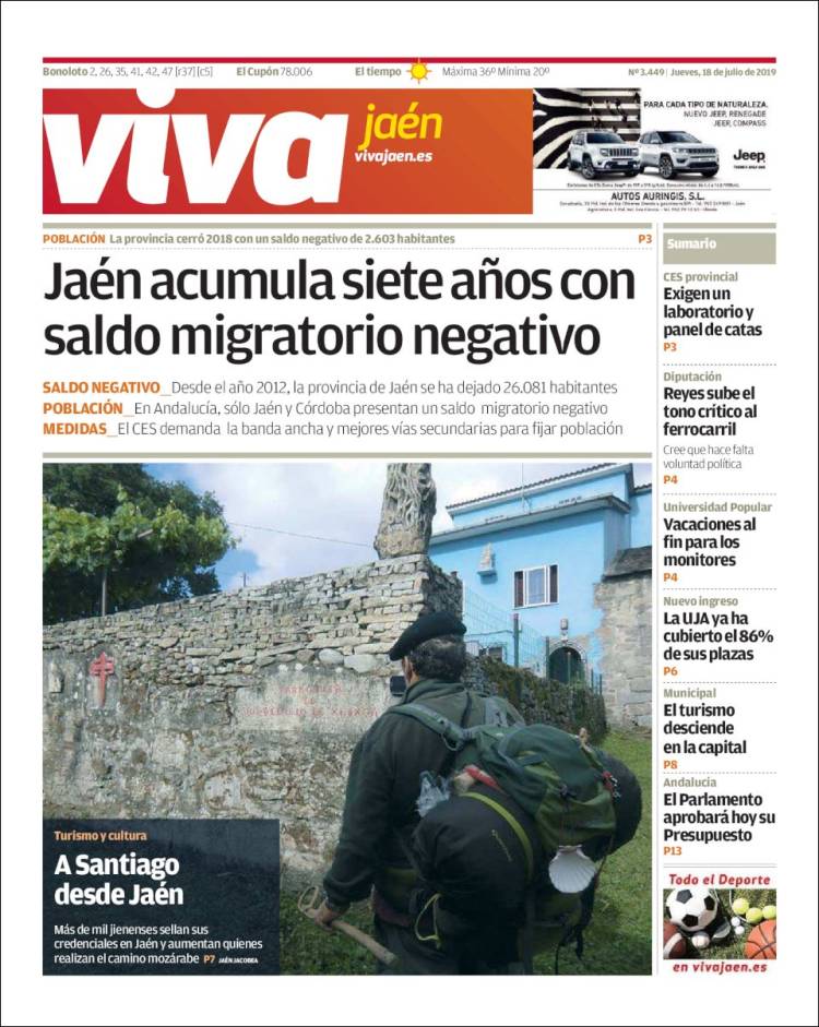 Portada de Viva Jaén (Espagne)