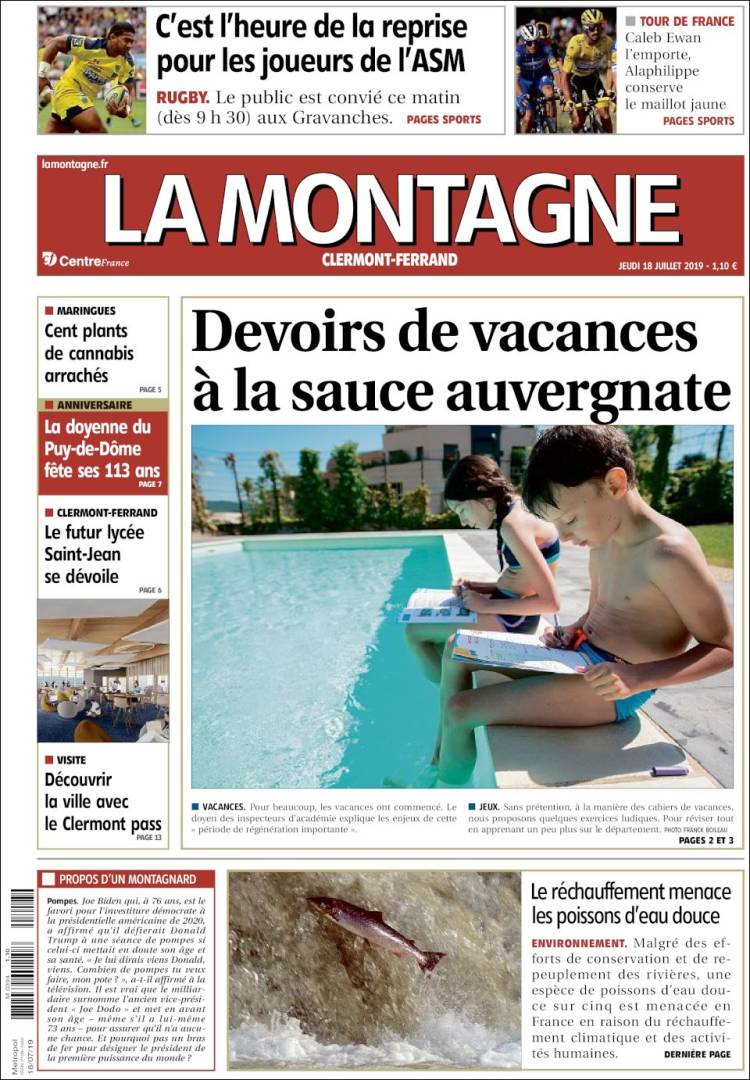 Portada de La Montagne (France)