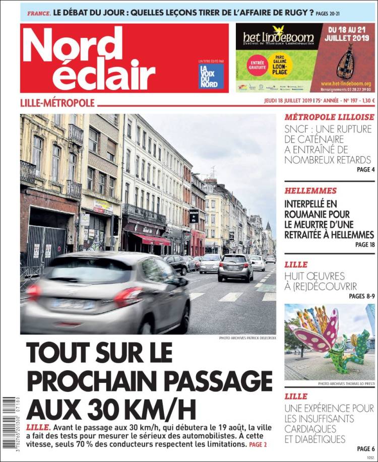 Portada de Nord Éclair (Francia)