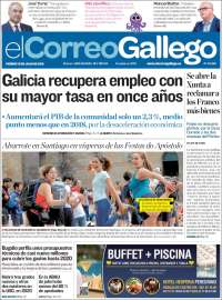 Portada de El Correo Gallego (Spain)