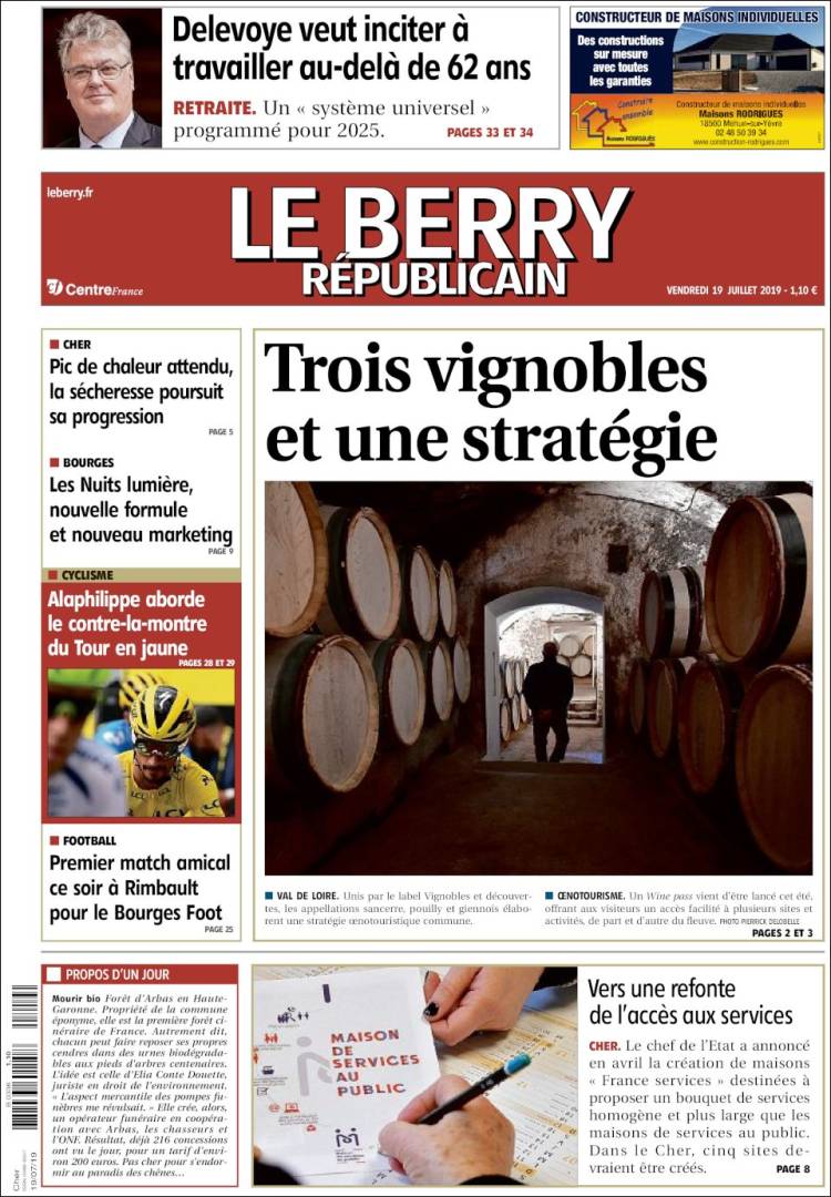 Portada de Berry Republicain (France)