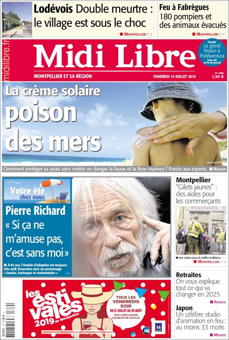 Portada de Midi Libre (France)