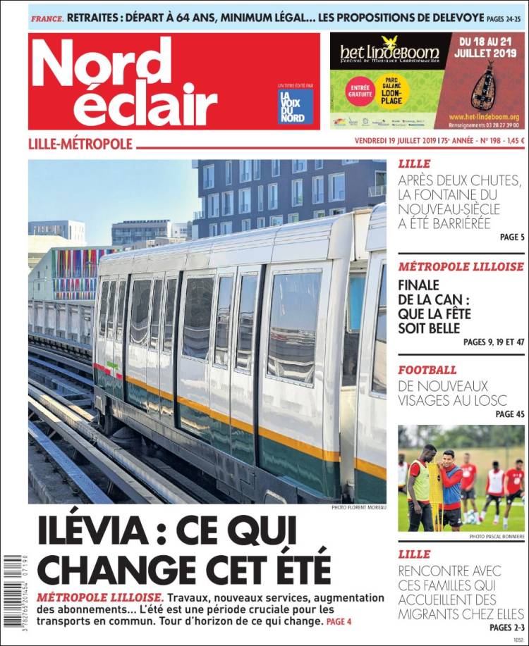 Portada de Nord Éclair (Francia)