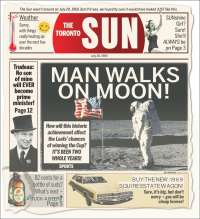 Portada de The Toronto Sun (Canadá)