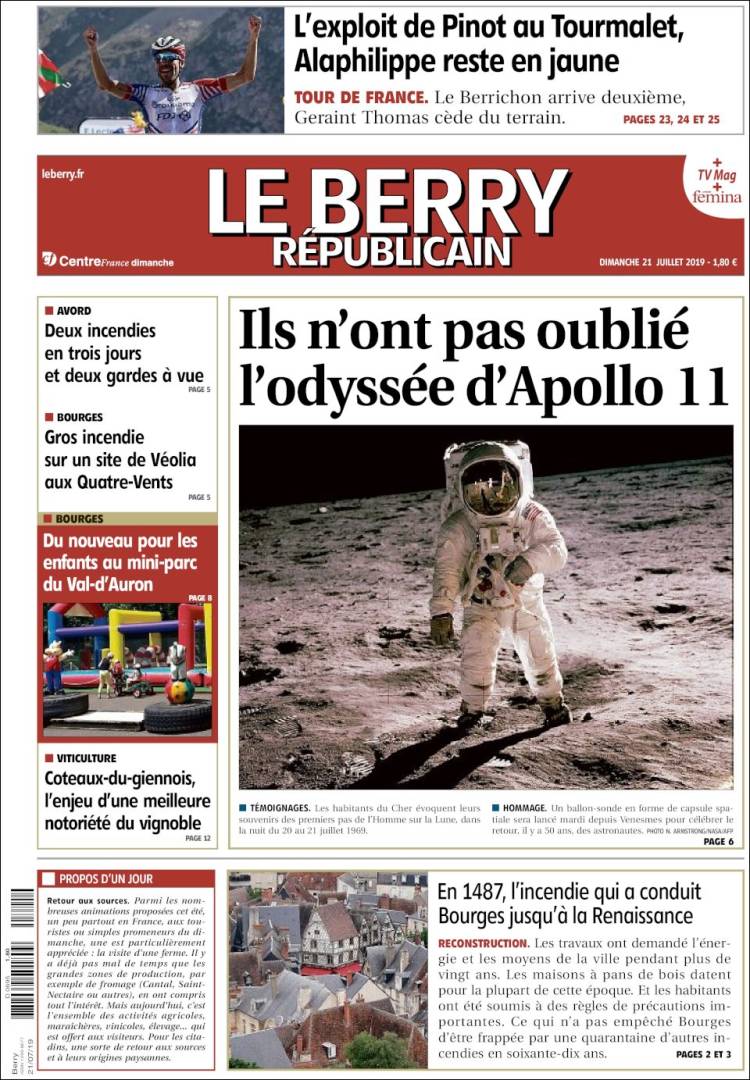 Portada de Berry Republicain (France)