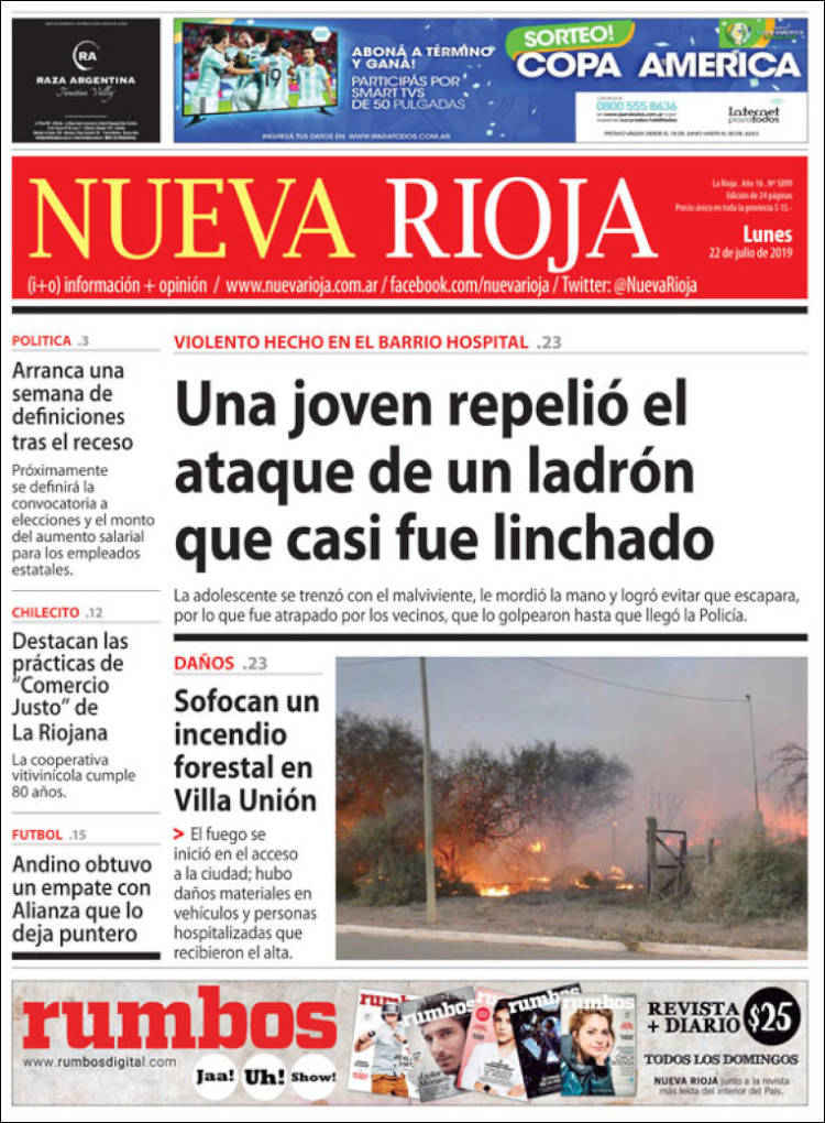 Portada de Nueva Rioja (Argentina)