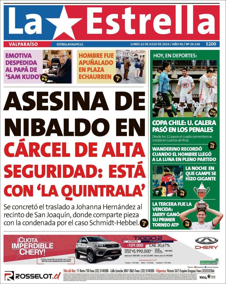 Portada de Estrella de Valparaiso (Chile)