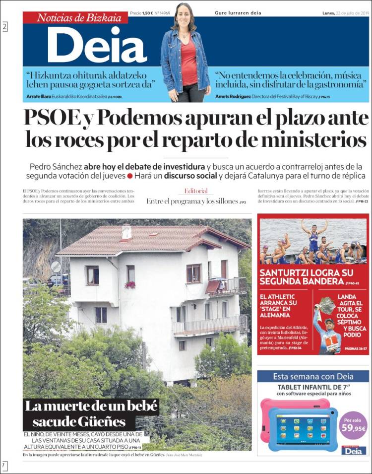 Portada de Deia (España)