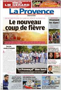 Portada de La Provence (Francia)