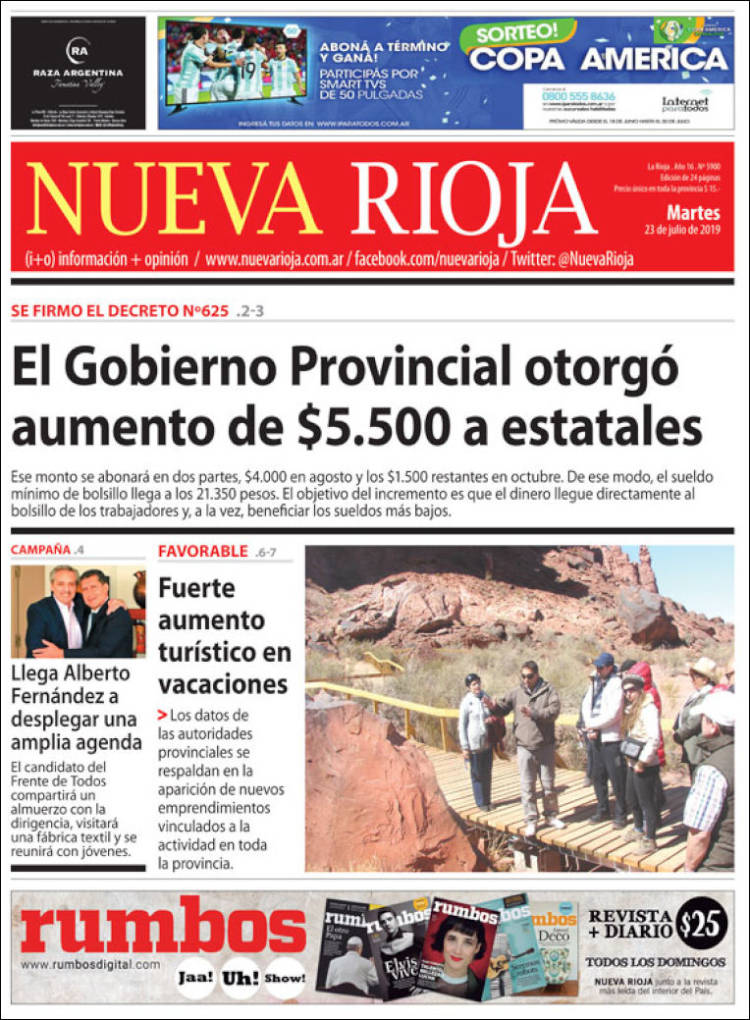 Portada de Nueva Rioja (Argentina)