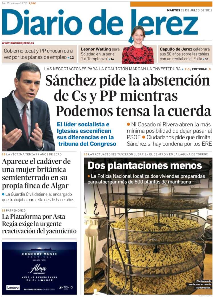 Portada de Diario de Jerez (España)