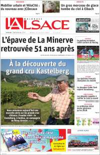 Portada de Journal L'Alsace (France)