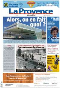 Portada de La Provence (Francia)