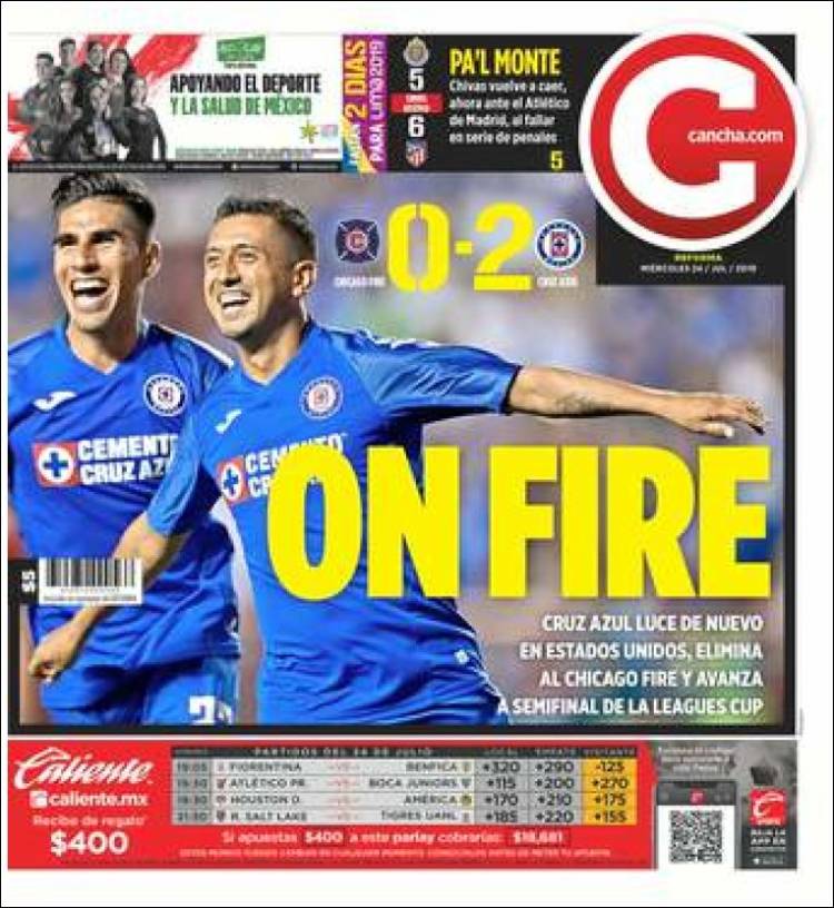 Portada de Cancha (M&eacute;xico)