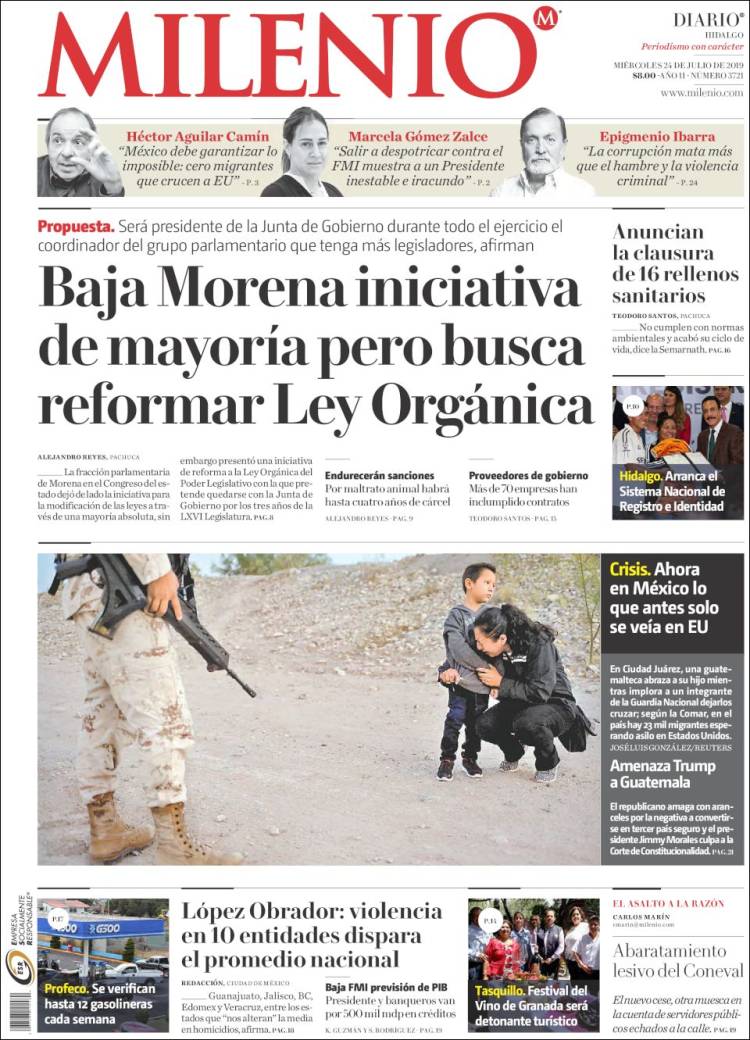 Portada de Milenio de Hidalgo (M&eacute;xico)