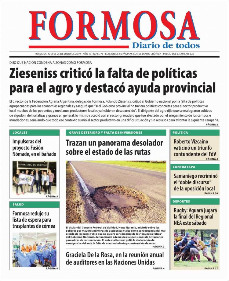 Portada de Formosa (Argentina)