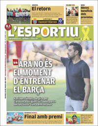 Portada de L'Esportiu (Espa&ntilde;a)