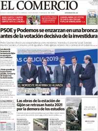 Portada de El Comercio - Gijón (Espa&ntilde;a)