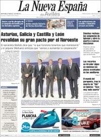 Portada de La Nueva España - Avilés (Espa&ntilde;a)