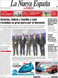 Portada de La Nueva España - Gijón (Espa&ntilde;a)