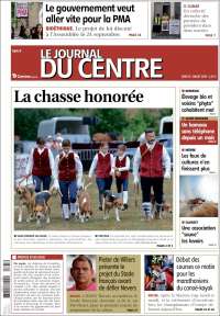 Portada de Le Journal du Centre (Francia)