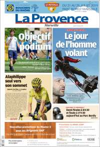 Portada de La Provence (Francia)