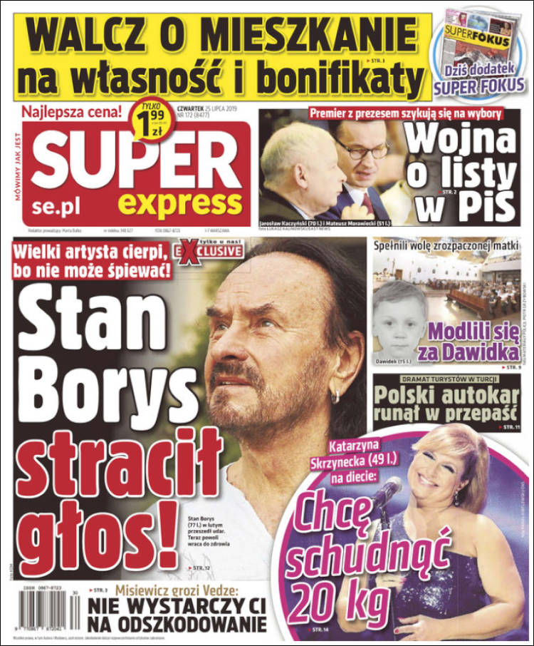 Portada de Super Express (Polonia)