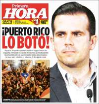 Portada de Primera Hora (Puerto Rico)