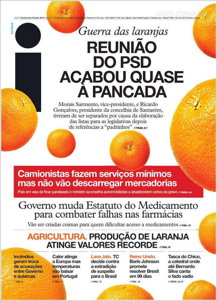 Portada de I - informação (Portugal)