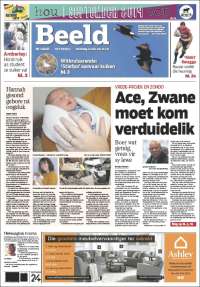 Portada de Beeld (South Africa)