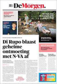 Portada de De Morgen (Bélgica)