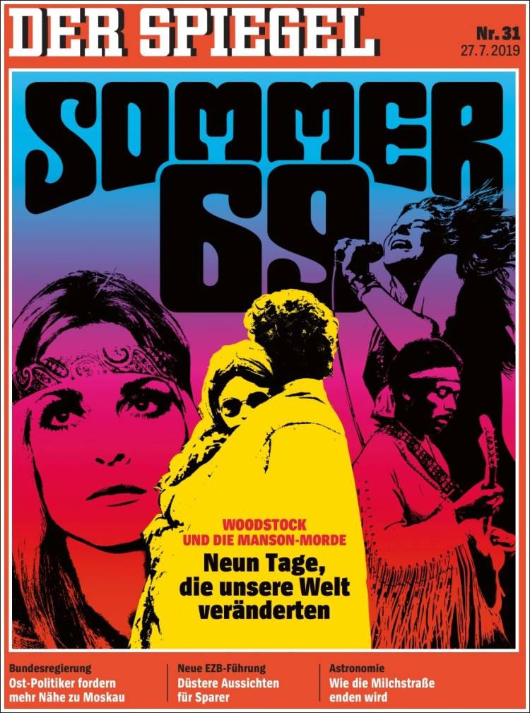 Portada de Der Spiegel (Allemagne)