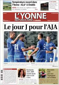 Portada de L'Yonne-Républicaine (Francia)